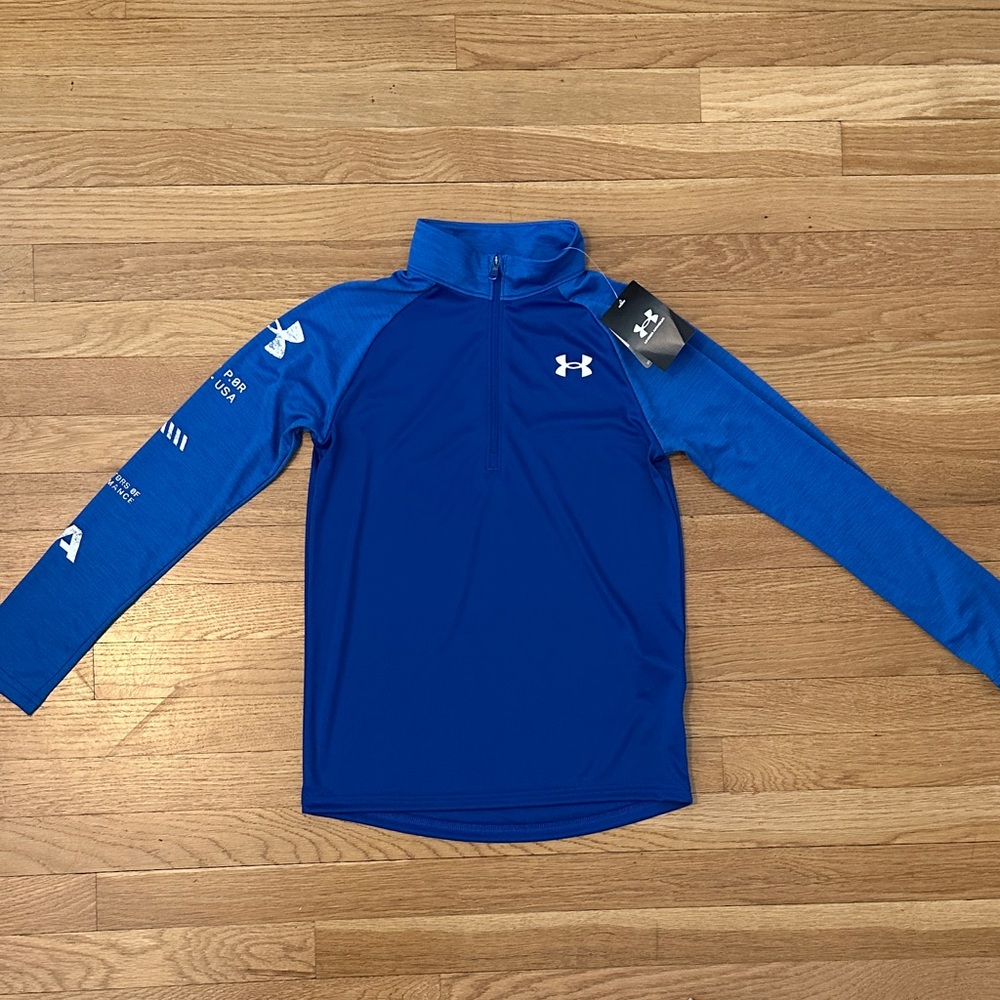Under Armour Kids Royal Blue 1/2 Zip